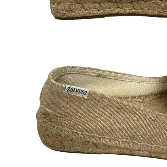 Soludos Espadrilles Owl Embroidered Embellishment Slip On Loafer Women's Sz 6.5 - Picture 5 of 9